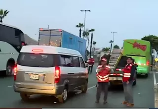 Sutran realizó acción de fiscalización contra el transporte informal en la Panamericana Sur