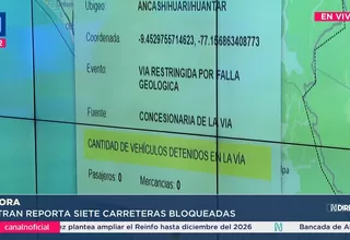 Sutran reporta bloqueos por protestas mineras en carreteras