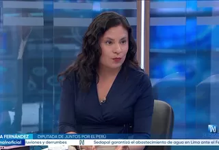 Svieta Fernández: Es una narrativa falsa de que nos vamos a oponer a todo