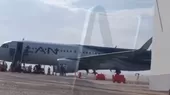 Tacna: Avión que cubría ruta Santiago-Lima aterrizó de emergencia - Noticias de Tacna