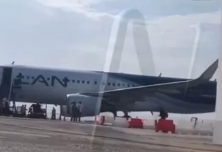 Tacna: Avión que cubría ruta Santiago-Lima aterrizó de emergencia