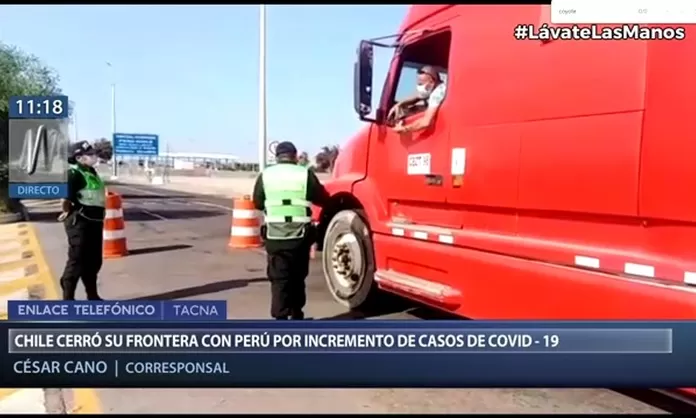 Tacna Chile Cierra Frontera Con Peru Por Incremento De Casos De Covid 19 Canal N