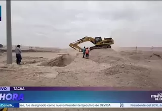 Tacna: Inician excavación de zanjas en frontera con Chile