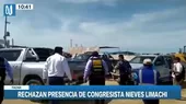 Tacna: Pobladores rechazaron la presencia de congresista Nieves Limachi - Noticias de nieves-limachi