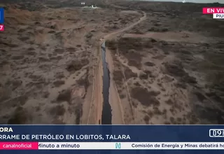 Talara: Nuevo derrame de pétroleo afecta a pescadores de Lobitos