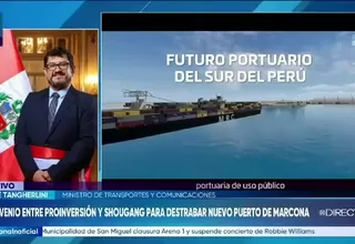 Nuevo puerto de Marcona demandará inversión de $404 millones de dólares en dos etapas