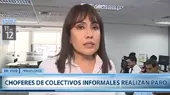 María Jara a colectiveros: Es inviable la prestación del servicio con autos - Noticias de falso-colectivo