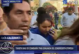 Taxista que agredió a Otárola: "Soy inocente"