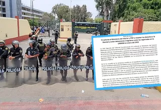 TC exhorta a Policía y Mininter evitar detenciones como en UNMSM