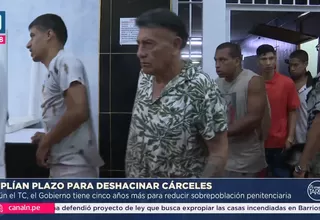 TC extiende hasta 2030 plazo para reducir hacinamiento carcelario