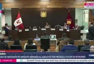 TC verá demanda contra decreto que autorizó fondos para Petroperú