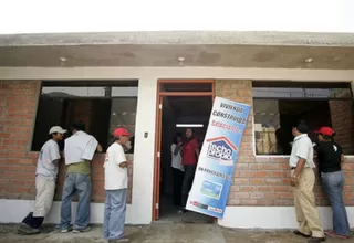 Techo Propio: grupos familiares recibirán bono para construcción