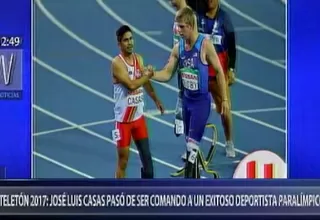 Teletón 2017: José Luis Casas pasó de comando a exitoso deportista paralímpico