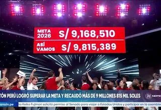 Teletón Perú 2026 superó su meta financiera tras una jornada solidaria de 26 horas