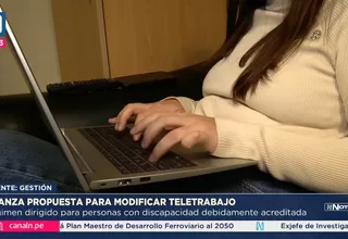 Congreso impulsa ley que da teletrabajo obligatorio a personas con discapacidad