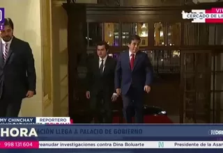 Tello y Gálvez se reúnen con Jerí en Palacio de Gobierno