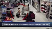 'Tenderos' extranjeros son captados robando en el aeropuerto Jorge Chávez - Noticias de tenderas