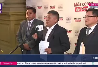Tercera moción de vacancia contra Dina Boluarte fue presentada