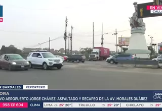 Terminan trabajos en avenida Faucett por aeropuerto Jorge Chávez