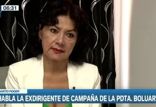 Habla exdirigente de campaña de la presidenta Dina Boluarte