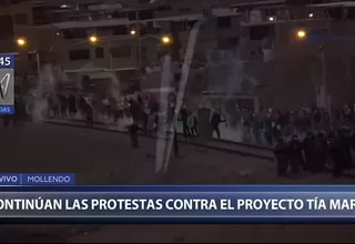 Tía María: opositores al proyecto se enfrentaron a la Policía en Mollendo