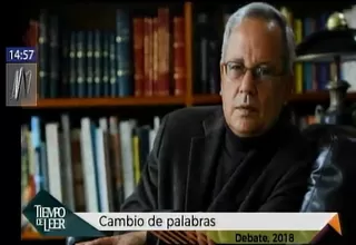 Tiempo de leer: 'Cambio de palabras' de César Hildebrandt entre los recomendados