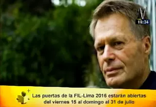 Tiempo de Leer: conoce los detalles de la próxima FIL Lima 2016