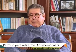 Tiempo de Leer: conversamos con Alfredo Bryce acerca de 'Permiso para retirarme. Antimemorias 3' (Parte I)