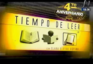 ¡Tiempo de Leer cumple 4 años!