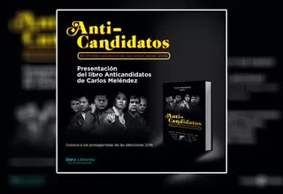 Tiempo de leer: presentamos 'Anticandidatos'