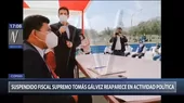 Tomás Gálvez: Suspendido fiscal supremo reapareció en una actividad política - Noticias de tomas-galvez