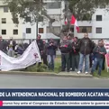 Trabajadores de la Intendencia Nacional de Bomberos acatan huelga