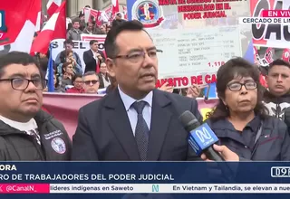 Trabajadores del Poder Judicial acatan hoy una huelga de 24 horas