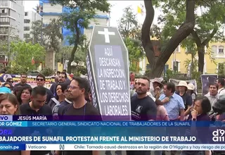 Trabajadores de Sunafil acatan huelga indefinida y exigen aumento salarial y mejores condiciones laborales