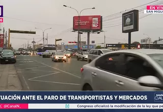 EN VIVO | Transportistas acatan hoy nuevo paro