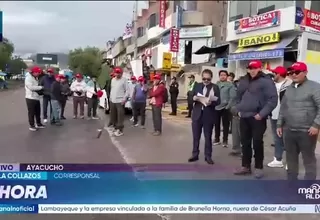 Transportistas acatan paro en Ayacucho por vías
