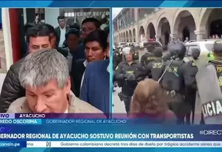 Transportistas niegan suspensión de paro pese a acta firmada tras reunión con Wilfredo Oscorima