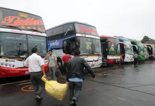 Transportistas interprovinciales se suman al paro del lunes 27 de junio