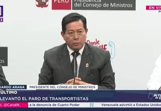 Transportistas suspenden paro y acuerdan mesa con el Ejecutivo