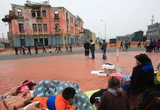 Treinta damnificados del incendio en casona irán a un albergue