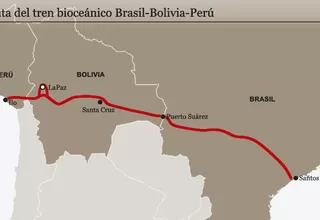 Tren bioceánico: Alemania plantea construir los rieles entre el Perú y Brasil