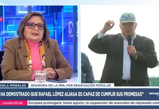 Fabiola Morales: MTC debe activar trenes donados a Lima