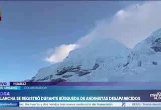 Tres montañistas continúan desaparecidos en el nevado Huascarán