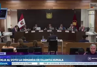 Tribunal Constitucional deja al voto demanda de Ollanta Humala para anular condena por lavado de activos