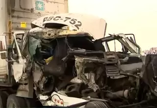 Triple choque en la Panamericana Sur dejó un herido