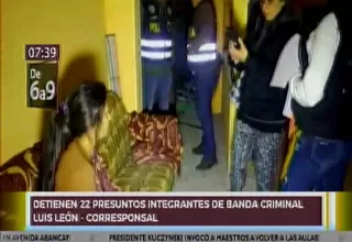 Detienen a 22 miembros de 'Los Ángeles Negros' en megaoperativo en Trujillo