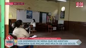 Trujillo: Ausencia de miembros de mesa impide sufragio de electorales  - Noticias de doe-run-peru