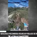 Trujillo: Informe geológico recomienda reubicar el poblado de Retamas 