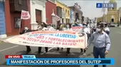 Trujillo: Maestros del SUTEP exigen anulación de examen de nombramiento docente - Noticias de maestros