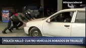 Trujillo: La PNP encontró cuatro vehículos robados en una cochera - Noticias de edmer-trujillo